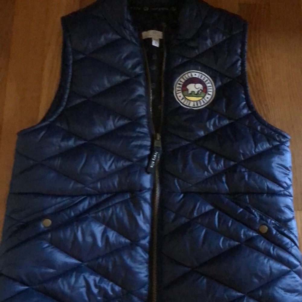 Ivory Ella puffy vest jacket